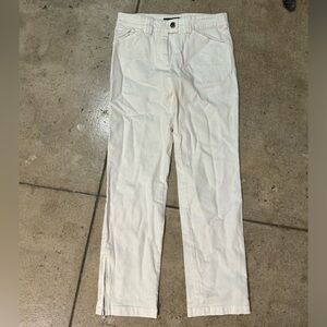 Balenciaga Crop White Denim